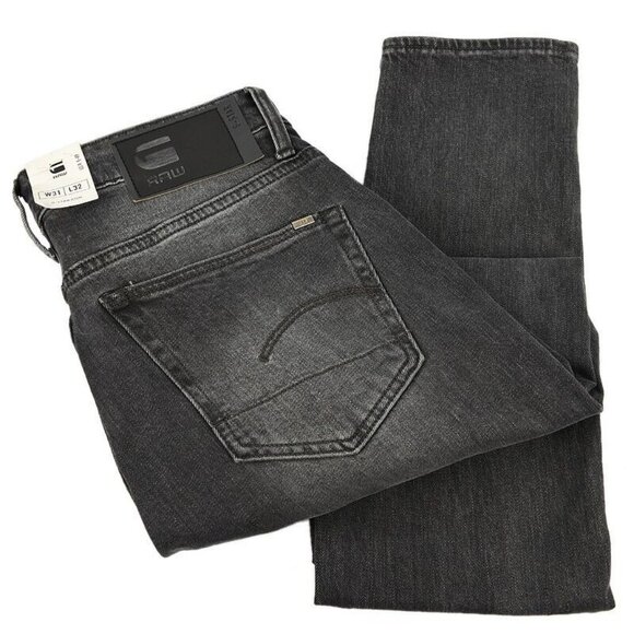 G STAR RAW Mens Faded Black Magnet 3301 SKINNY 5-Pocket Jeans 31 32 NWT